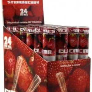 Cyclones conos preenrollados sabor fresa caja de 24 unidades