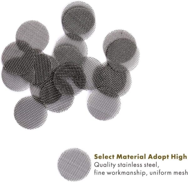Filtros de acero inoxidable para pipas 150 piezas