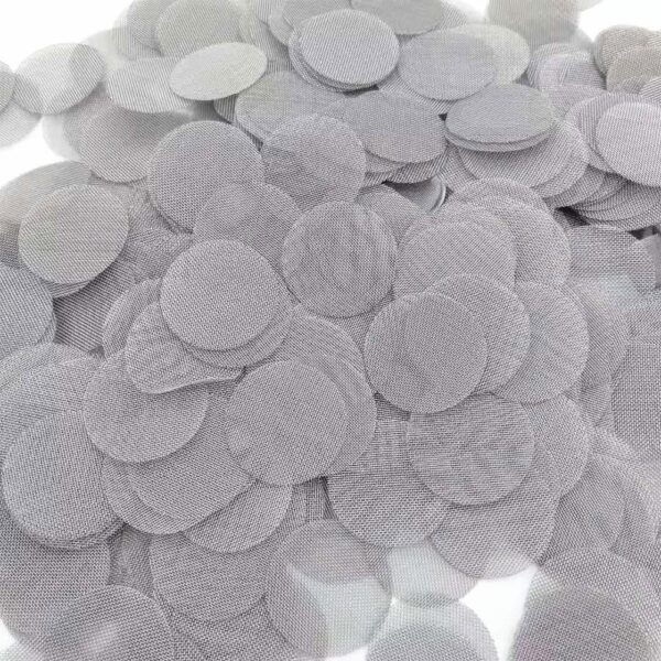 Filtros de acero inoxidable para tubos de fumar pack de 150