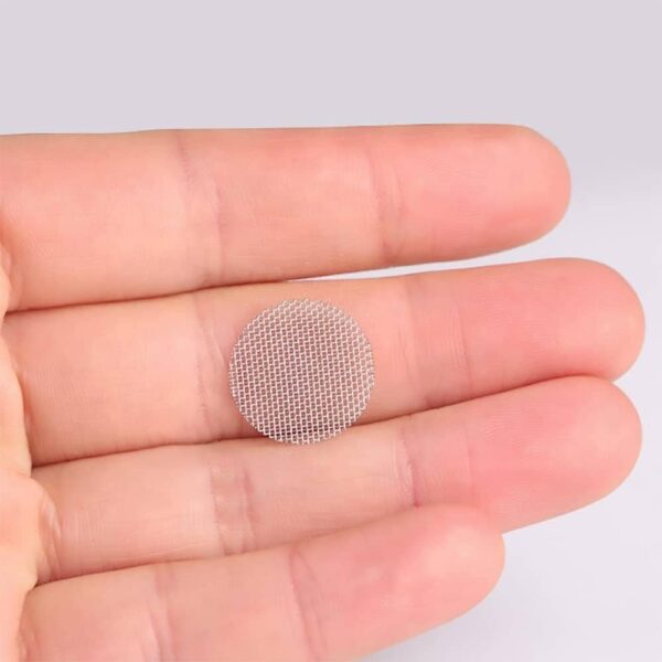 Filtros de acero inoxidable para tubos de fumar pack de 150