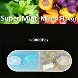 Filtros de liar menta bolitas de sabor 2000 perlas con máquina para bolitas de sabor mixtas menta