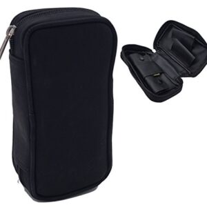 Germanus bolsa estuche para pipa con bolsa para tabaco negro