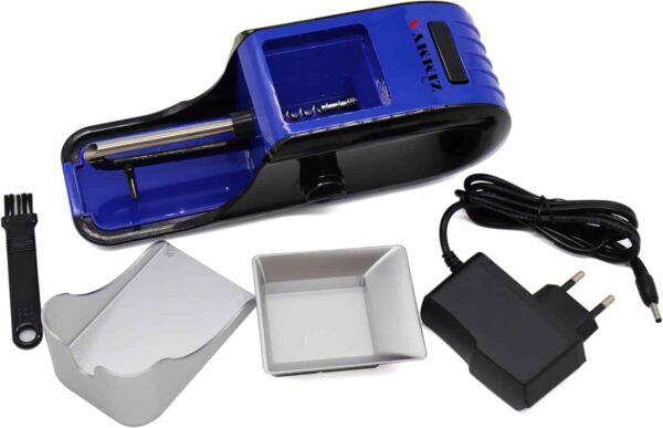 Máquina eléctrica para liar y entubar cigarrillos con tubos de papel de liar