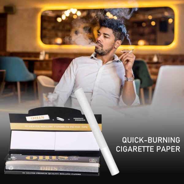 Máquina manual para entubar cigarros con 10 paquetes de papel de fumar
