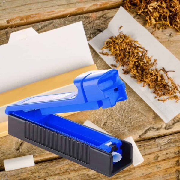 Máquina manual para liar cigarrillos con llenado de tubos