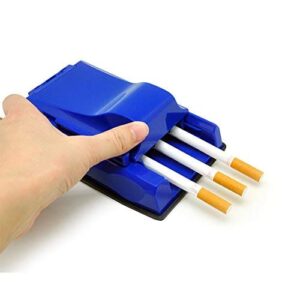 Máquina manual para liar cigarrillos ideal para uso interior y exterior.