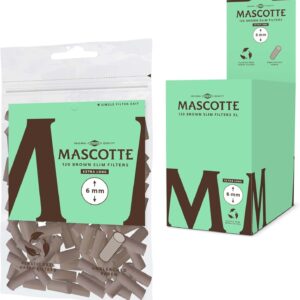Mascotte filtros de papel X-LONG adhesivos biodegradables pack de 2400