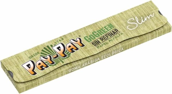 Papel Pay-Pay GoGreen Slim 110 mm, ultrafino y de combustión lenta