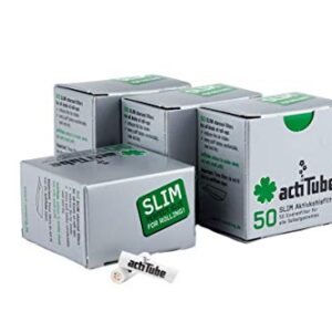 Weedness Actitube filtros de carbón activo slim pack de 4 200 filtros